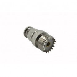 UHF/SO239 (female) to BNC male connector
