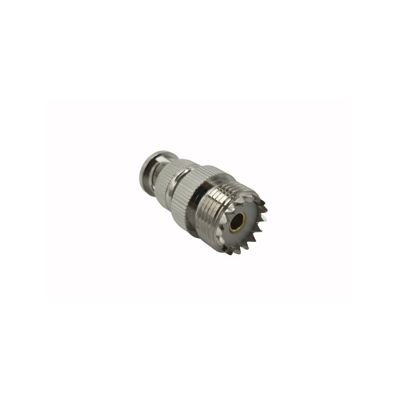 UHF/SO239 (female) to BNC male connector