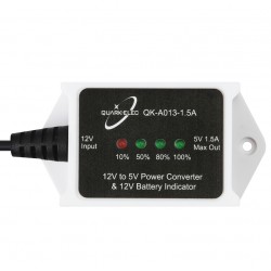 Quark-elec QK-A013 12V to 5V Low Interference Converter 0.5Amp